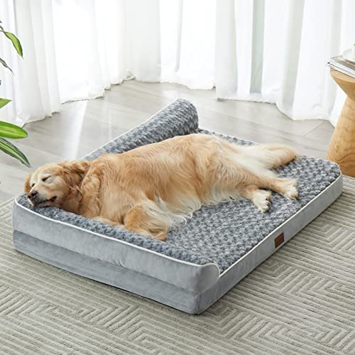 Orthopedic Waterproof Dog Bed for Large Dogs - Washable Cover, Non-Skid - Image 9