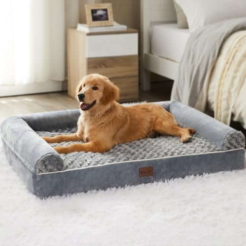 Orthopedic Dog Bed for Large Dogs - Waterproof, Washable, Comfy Couch - Image 9