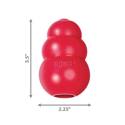 KONG Classic Dog Toy for Medium Dogs - Durable, Stuffable, Bouncy & Fun - Image 3