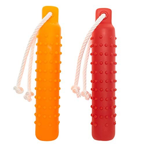 Segzwlor Dog Float Toy - Interactive Training Bumper & Fetching Retrieving Dog Water Toys Dummy Outdoor - Lightweight for Float on The Water Pool Fetch Rope Dog Toys for Small, Medium, Large Dogs