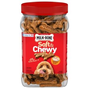 Milk-Bone Soft & Chewy Dog Treats, Chicken Recipe With Chicken Breast, 25 Ounce Container
