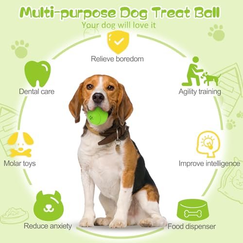 Interactive Dog Puzzle Toys 2-Pack - Treat Dispenser & Slow Feeder, Durable - Image 4