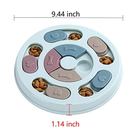 Interactive Dog Puzzle Toy - Blue Feeder for IQ Training & Mental Enrichment - Image 3