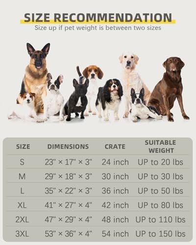NUPIDA XL Orthopedic Dog Bed – Waterproof, Washable, Non-Slip Crate Mat - Image 7