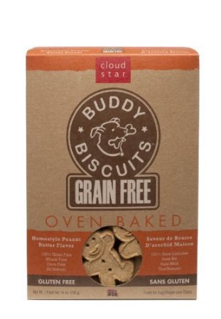 Grain-Free Crunchy Dog Treats with Natural Peanut Butter, 14 oz Box - Image 2