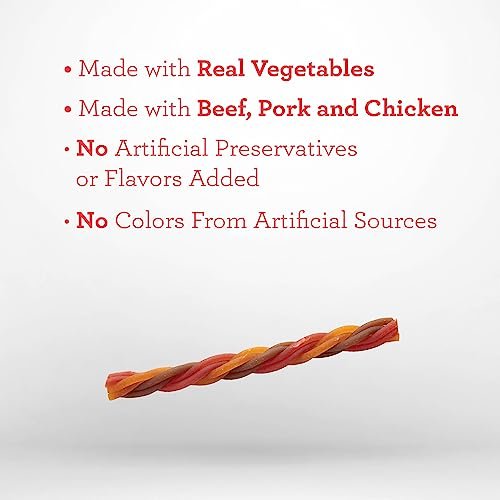 Dreambone Triple Flavor Dog Chews, Rawhide-Free, Beef, Pork & Chicken, 25ct - Image 3