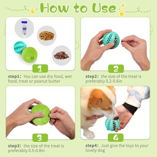 Interactive Dog Puzzle Toys 2-Pack - Treat Dispenser & Slow Feeder, Durable - Image 7