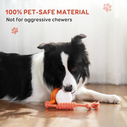Interactive Electric Dog Ball - Motion-Activated Toy for All Dogs (Orange-Red) - Image 3