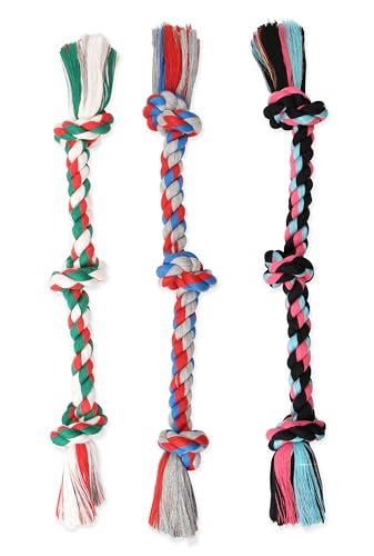 Mammoth Flossy Chews Rope Toy – Durable Tug for Dogs, Cotton-Poly, Fun Colors - Image 6
