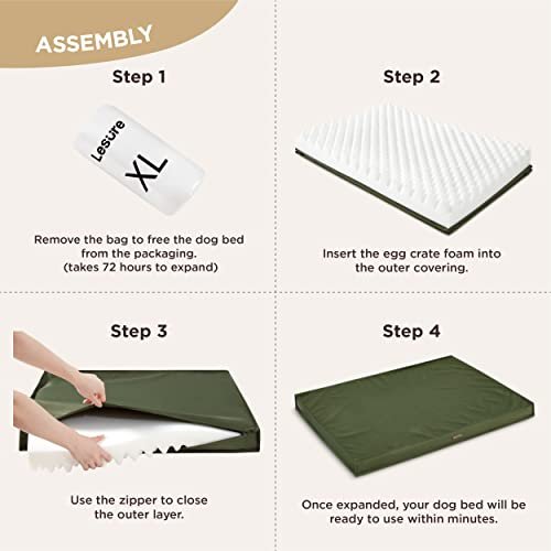 Waterproof Large Dog Bed - Orthopedic, Washable, Durable Cover, Outdoor Use - Image 4