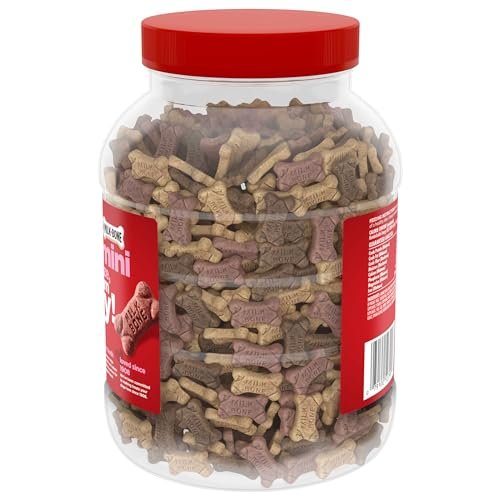 Milk-Bone Mini Dog Treats, Crunchy Flavor Snacks in 36oz Resealable Jar - Image 3