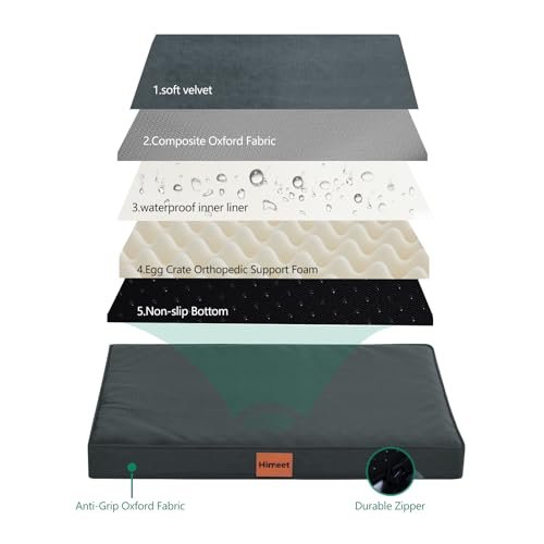 Indestructible Orthopedic Dog Bed 36" - Waterproof & Durable for Large Dogs - Image 2