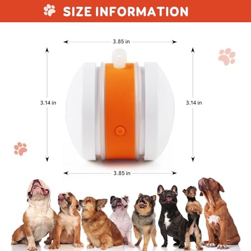 Interactive Electric Dog Ball - Motion-Activated Toy for All Dogs (Orange-Red) - Image 7