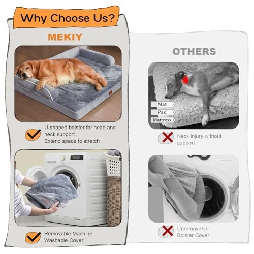 Orthopedic Large Dog Bed - Waterproof, Washable, Memory Foam Sofa - Image 3