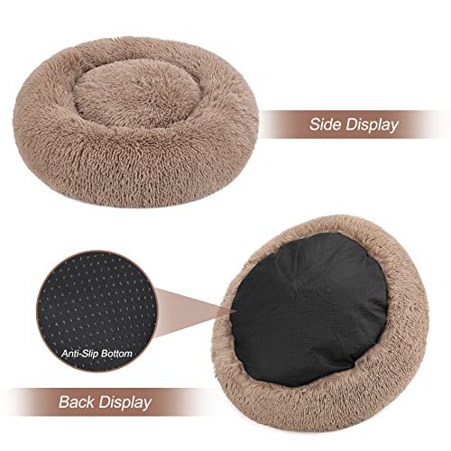 Orthopedic Donut Dog Bed - Ultra Soft, Washable, Round Cushion for Pets - Image 4