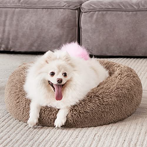 Orthopedic Donut Dog Bed - Ultra Soft, Washable, Round Cushion for Pets - Image 7