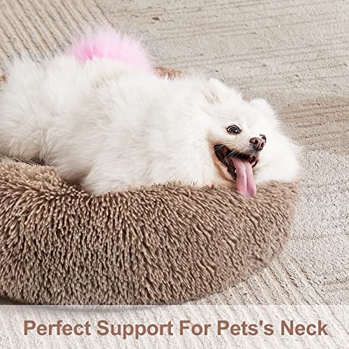 Orthopedic Donut Dog Bed - Ultra Soft, Washable, Round Cushion for Pets - Image 2