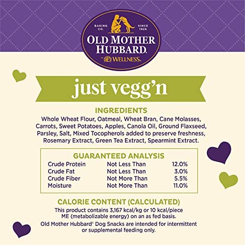 Old Mother Hubbard Veggie Dog Treats, Mini Crunchy Biscuits, 20oz - Image 9