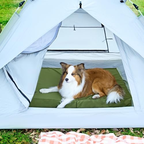 EHEYCIGA XL Waterproof Orthopedic Dog Bed with Washable Cover, Green - Image 8