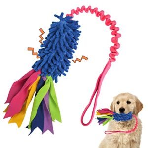 wodoca Dog Tug Toy,Dog Toys for Aggressive Chewers Dog Rope Toy with Strong Squeak - Easy to GRAP Large Dog Chew Toy Ideal for Training for Puppy, Middle Dog Play,Hand Made