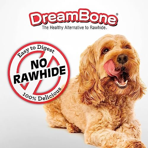 Dreambone Triple Flavor Dog Chews, Rawhide-Free, Beef, Pork & Chicken, 25ct - Image 5