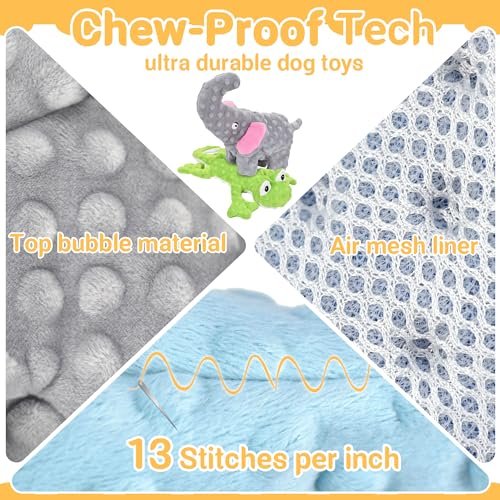 Durable Squeaky Dog Toys Pack for Aggressive Chewers, All Dog Sizes - Image 4