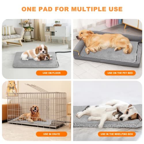 "SHU UFANRO Heated Dog Bed - Adjustable Temps, Timer & Auto Shut-Off" - Image 9
