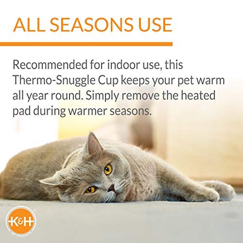 Cozy Heated Thermo-Snuggle Cat Bed - Indoor Warmth for Cats & Small Dogs - Image 3