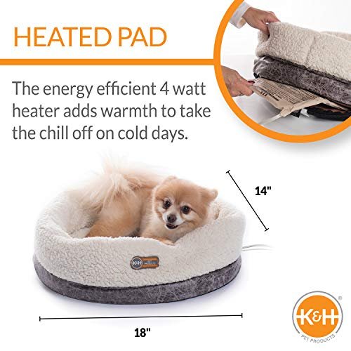 Cozy Heated Thermo-Snuggle Cat Bed - Indoor Warmth for Cats & Small Dogs - Image 2