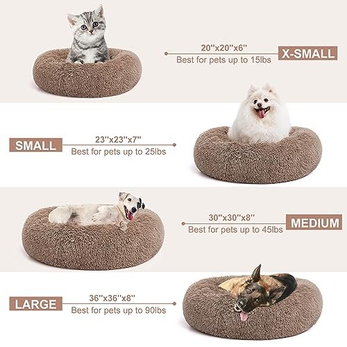 Orthopedic Donut Dog Bed - Ultra Soft, Washable, Round Cushion for Pets - Image 6