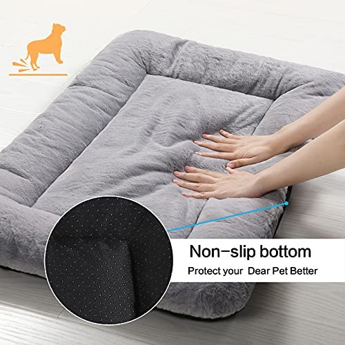 "Ultra Soft Washable Dog Crate Pad, Non-Slip Mat for Medium/Large Dogs, 36in" - Image 6
