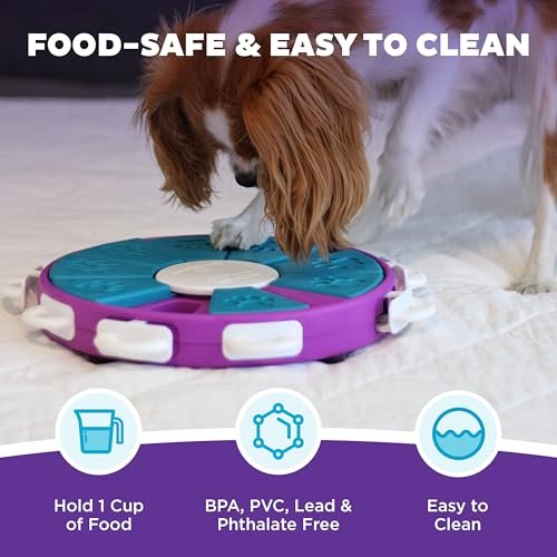 "Outward Hound Nina Ottosson Advanced Dog Puzzle Toy, Level 3, Purple" - Image 5