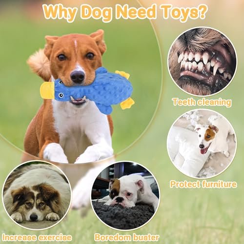 Durable Squeaky Dog Toys Pack for Aggressive Chewers, All Dog Sizes - Image 7