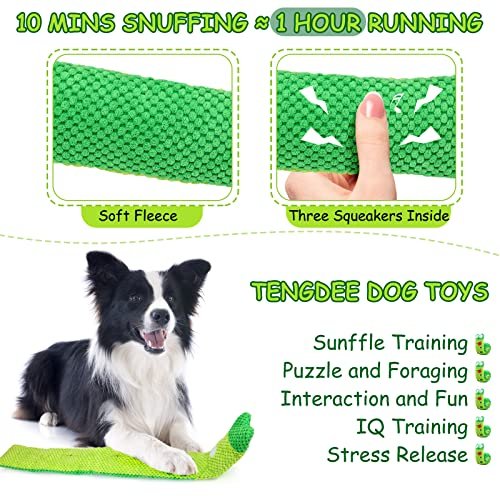 Interactive Squeaky Dog Puzzle Toy for IQ, Snuffling & Boredom Relief - Image 4