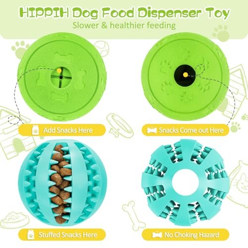 Interactive Dog Puzzle Toys 2-Pack - Treat Dispenser & Slow Feeder, Durable - Image 9