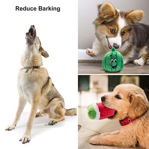 Nocciola Plush Squeaky Dog Toys, 12pcs Set with Bag for Small & Medium Dogs - Image 6