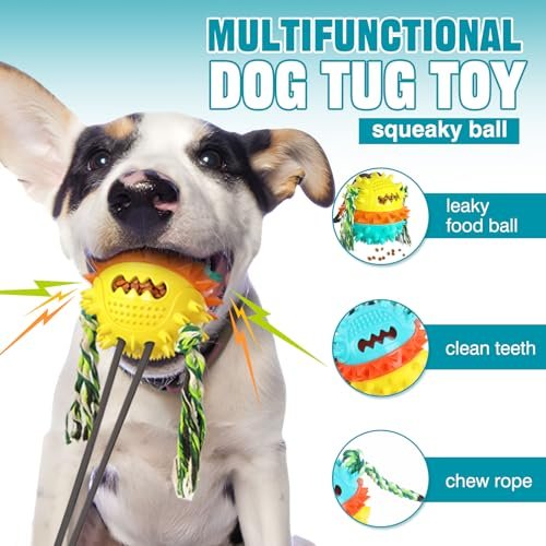 Indestructible Dog Chew Toy for Aggressive Chewers - Tug, Puzzle, Treat Fun - Image 3