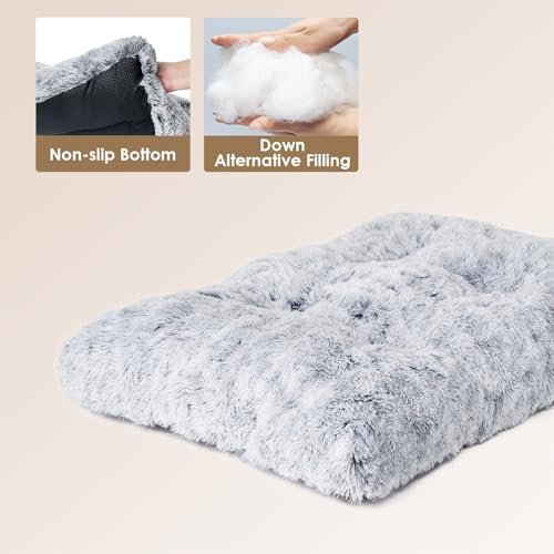EHEYCIGA Plush Dog Crate Bed, Anti-Anxiety Washable Pad for Large Dogs - Image 4