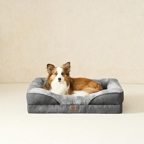 Orthopedic Large Dog Bed - Memory Foam Sofa with Bolsters & Washable Cover - Image 8