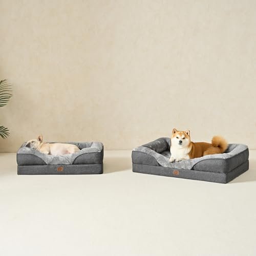 Orthopedic Large Dog Bed - Memory Foam Sofa with Bolsters & Washable Cover - Image 9