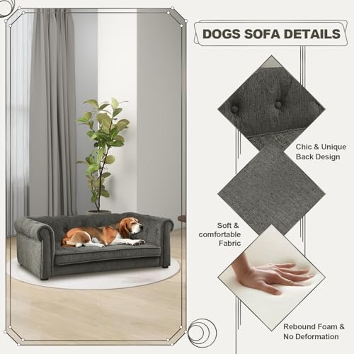 Luxury Memory Foam Dog Sofa Bed for Large Dogs, Washable & Durable Design - Image 3