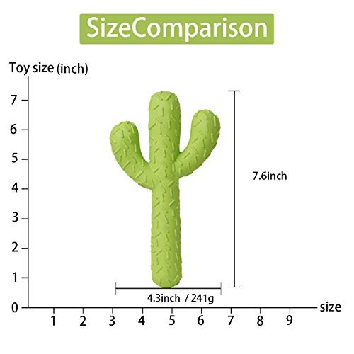 Durable Cactus Dog Chew Toy - Tough Rubber for Aggressive Chewers - Image 6