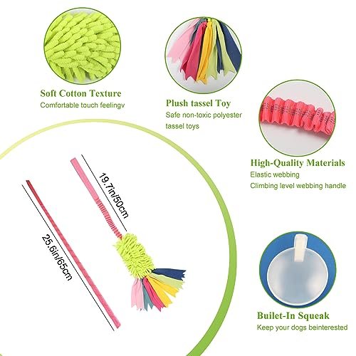 Durable Dog Tug Toy for Aggressive Chewers with Squeaker & Rope Design - Image 2