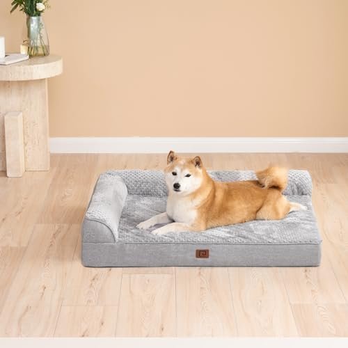 Orthopedic Memory Foam Dog Bed, Large 36"x27", Washable Cover, Non-Slip Base - Image 8