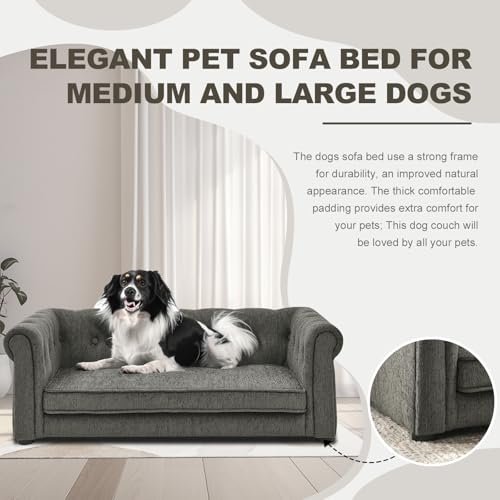 Luxury Memory Foam Dog Sofa Bed for Large Dogs, Washable & Durable Design - Image 5