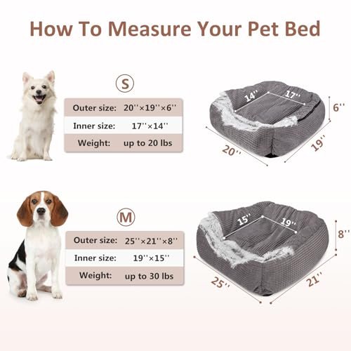 Cozy Orthopedic Hooded Dog & Cat Bed - Warm, Washable, 20" Grey Cave Design - Image 7