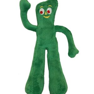 Multipet Gumby Plush Filled Dog Toy, Green, 9 inch (Pack of 1)