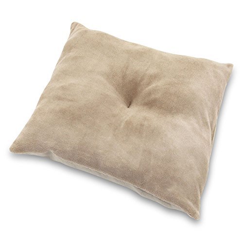 Cozy Pet Tent Bed for Cats & Dogs - Soft, Durable, Tan, 19"x19"x19" - Image 3