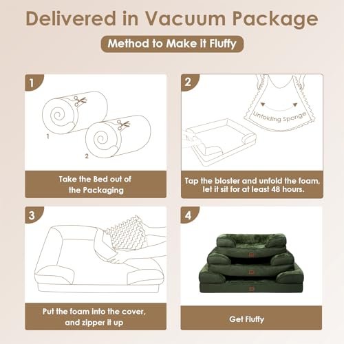Orthopedic Dog Bed XL - Waterproof Memory Foam, Washable Cover, Non-Slip - Image 7