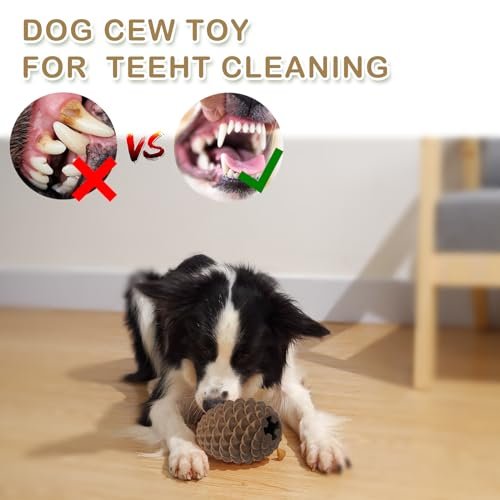 Durable Pine Cone Dog Chew Toy for Aggressive Chewers & Treat Dispensing - Image 5